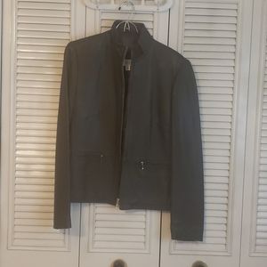 Lambskin leather jacket